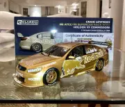 Classic 1:18 Holden VF Commodore Craig Lowndes 100 Race Wins Gold Red Bull Model