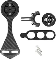 xinyee Bike Computer Mount Out Front Mount Carbon Fiber Bicycle Speedometer Bracket for Mountain Bike Road Bike Handlebar