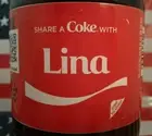Share A Coke With Lina 2018 Limited Edition Coca Cola Bottle
