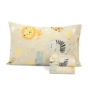 100% Cotton 210TC Kids Bedsheet, Twin Sheets Set for Toddler Bed, Summer Land