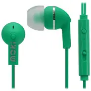 Moki Noise Isolation with Microphone Earbuds & Control - Green