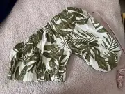Abercrombie & Fitch One-Shoulder Linen Blend Blouse Top Size XS