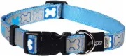 Rogz Pupz Reflecto Collar Blue Bone SM