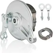 Rear Drum Brake Cover Shoe Kit w/Chain Tensioner for Coleman CT200U BT200X CT200UEX 196cc Hisun 200-3 200-7, Axis M200 Mini bike
