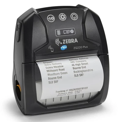 Zebra ZQ220 Plus Printer Thermal 80MM USB Bluetooth NFC Cpcl 72MM 203DPI