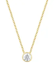 14K 0.50 ct. tw. Lab Grown Diamond Solitaire Pendant
