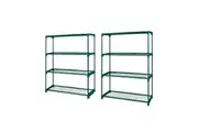 Levede 2x 4 Tier Plant Stand Steel 4 Tier Corner Shelf
