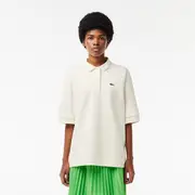 Double Sided Cotton Piqué Oversized Polo