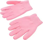 FRCOLOR Natural Gel Gloves Beauty Care Spa Gloves for Women Elastic Fiber for Moisturizing Flexibility