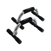 York Chrome Push Up Bar Pair