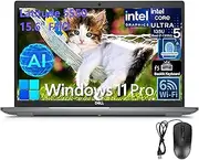 [DELL] Latitude 5550 15.6" FHD Business Laptop Computer, Intel Ultra 5 135U (Beat i7-1355U), 32GB DDR5 RAM, 1TB SSD, WiFi 6, Bluetooth 5.3, Backlit Keyboard, Fingerprint Reader, Windows 11 Pro