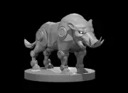 Clockwork Boar Monster Manual 28mm Scale DND D&D Tabletop Mini