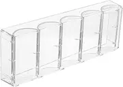 Transparent Chip Rack Storage Box Tray Multifunctional Storage Box Multi Functional Storage Box Poker Chip Rack Chips Household Poker Table Bracket Container Accessories Acrylic