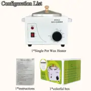 220V 600ML 80℃ Single Pot Electric Wax Hair Removal Machine Wax Warmer Heater