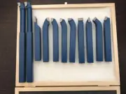 11pcs 8*8mm Mini Lathe Tool Set Carbide Tip Metal Cutting Turning Tool Bit
