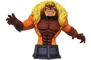 Diamond Select Toys Marvel Animated X-Men: Sabretooth Bust, Multicolor, 6 inches
