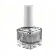 ADRIANNE K Nail Polish, Metallic Silver, Diamond! Quick Drying. Nontoxic. Vegan
