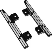2 Pieces 1/12 RC Car Foot Pedals, Replacements Foot Plate Step Running Board for MN78 MN82 LC79 DIY Accs, Black