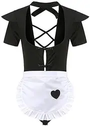 [Generic] Sexy Lingerie Outfits Role Play Outfit Cosplay Lingerie Dress Lace Teddy Apron Lolita Cosplay Outfit Set Womens Sexy Christmas Lingerie