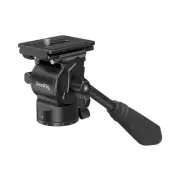 CH10 Tripod Fluid Head Pan Tilt Head with Quick Release Plate for Arca Swiss for