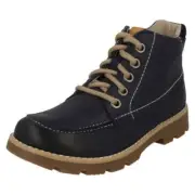 Boys Clarks Casual Boots - Comet Moon