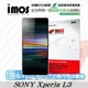 【預購】SONY Xperia L3 iMOS 3SAS 【正面】防潑水 防指紋 疏油疏水 螢幕保護貼【容毅】