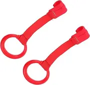 ERINGOGO 2pcs Walking Safety Rings Easy Install Crib Pull Rings for Portable Walking Assistant Supports Motor Skills Arm