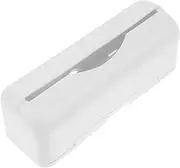 Luxshiny Garbage Bag Storage Box Trash Can Kitchen Bag Saver Grocery Bag Container Bag Holder Wall Mount Bag Storage Organizer Grocery Bags Holder White Plastic Desktop Roll Stand