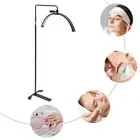 LED Half Moon Light Stand Phone Holder With Remote Set For Eyelash Tattoo Salon