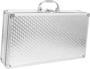OSALADI 1pc Aluminum Sound Cards Case Hard Case Storage Case for Sound Cards Carrying Box