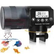 Automatic Fish Feeder for Aquarium: Small Flake & Pellet Auto Food Dispenser ...