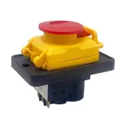 For KJD18 400V 6pins Waterproof Magnetic Push Button Switches for Vessel Grinding Machine Electrical Supplies As Shown