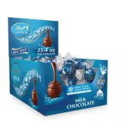 Lindt Lindor Sea Salt Milk Chocolate Truffles, Milk Chocolate Candy Wi