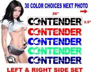 CONTENDER BOAT DECAL BOATS DECALS (message me for other size options custom made