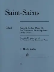 Saint-Saens Septet in E-flat Major Op 65 Chamber Sheet Music Henle Urtext Book