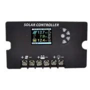 12V/24V PWM Solar Charge Controller with Color LCD Screen, Adjustable9902