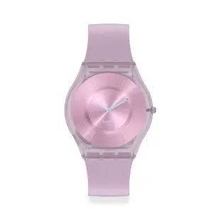 SWATCH SKIN 超薄系列手錶 SWEET PINK薰衣草-34mm