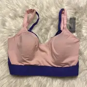 Natori 32DDD Sports Bra Pink Gravity Contour Underwire Back Closure 752201 NEW