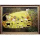 Kiss 吻 Klimt克林姆之世界名畫 大幅 100x73cm