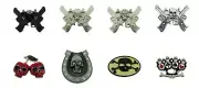 Skull Belt Buckle Vintage Crossbones Silver Metal Fashion Gothic Usa Tattoo Mens
