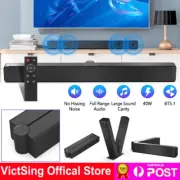 Wired Wireless Bluetooth PC TV Stereo Speaker Sound Bar Optical/Coaxial/AUX/USB