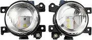 Fog Lights Fit For Infiniti Q50 QX50 Q60 QX60 Q70L QX80 2014-2020 LED Car Lights 12V LED Front Fog Lamps Car Fog Light Assembly Fog Light Lamp Assembly(Amber Light)
