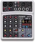 BOMGE 4 channel 16 DSP Echo dj audio sound mixer interface mixing console karaok