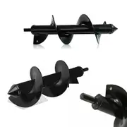 80 x 600mm Power Garden Auger Earth Drill Bit Post Digger Planter Outdoor