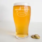 Sassy 570ml Personalised Pint Glass