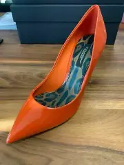 Dolce Gabbana Kate Leo Print Court Shoes Slippers Mule Sandal Heels 35+