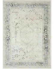 [Miss Amara] Katya Traditional Floral Rug in Cream
