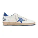 [Golden Goose] Golden Goose-White And Blue Ball Star Sneakers-Uomo 45 IT