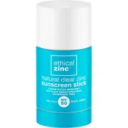 Ethical Zinc Natural Clear Zinc Sunscreen Stick SPF 50+ 50g