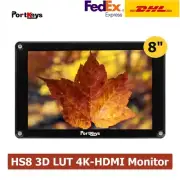 Portkeys HS8 8inch 3D LUT Camera Field Monitor 3G-SDI/4K-HDMI-compatible 1100nit